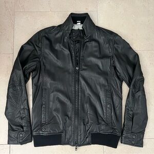 Diesel / Only The Brave Black Size M 100% Sheep Leather Rider Jacket
